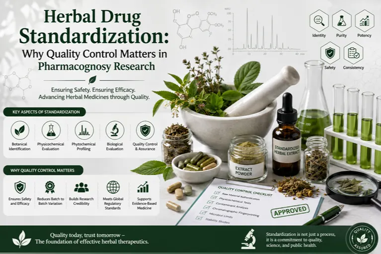 Herbal Drug Standardization: Why Quality Control Matters in Pharmacognosy Research