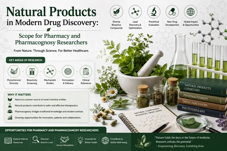 Natural Products in Modern Drug Discovery: Scope for Pharmacy and Pharmacognosy Researchers