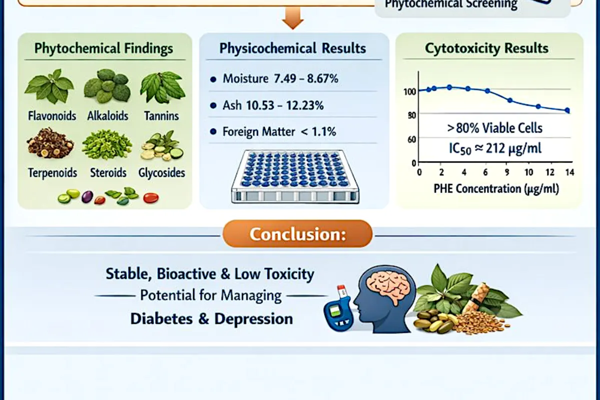 Multitargeted Polyherbal Formulation for Diabetes-Associated Depression: Physicochemical Characterization and         In-Vitro Safety Assessment - Issue cover